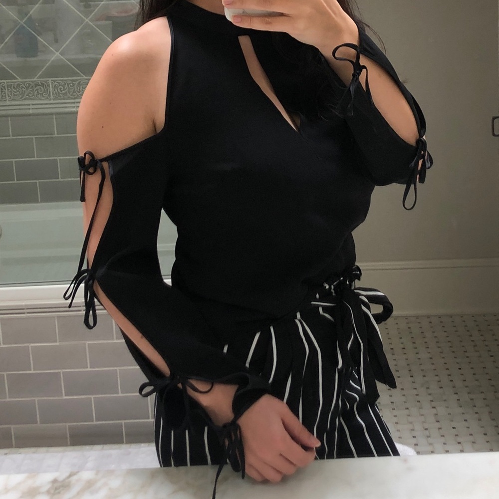 Veronica Beard Tie Blouse